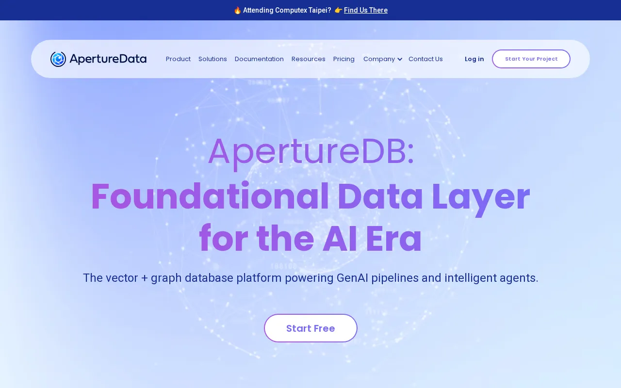 ApertureData — preview screenshot