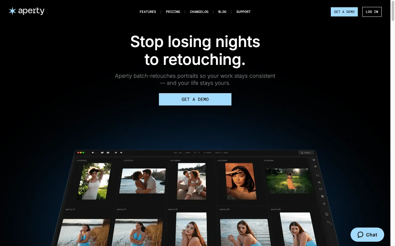 Aperty — preview screenshot