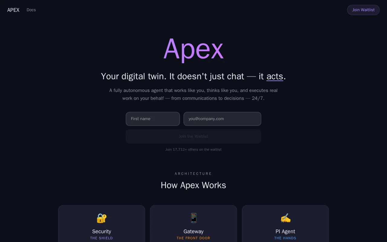 Apex -1 — preview screenshot
