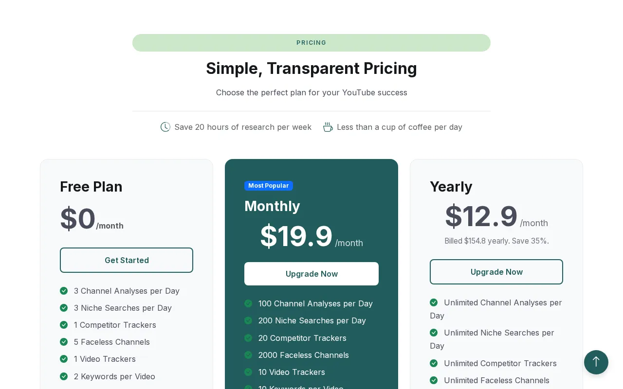 ApexVix — pricing page