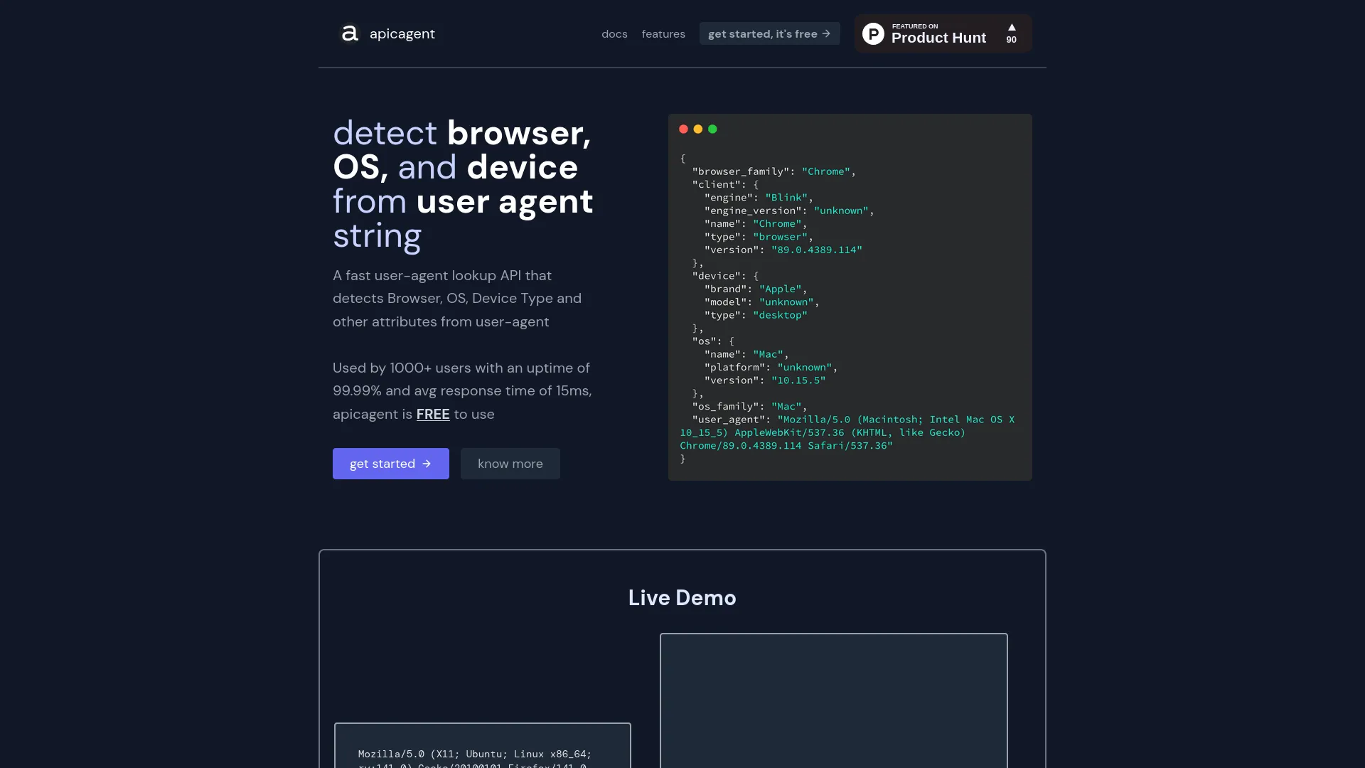 APIC Agent — preview screenshot