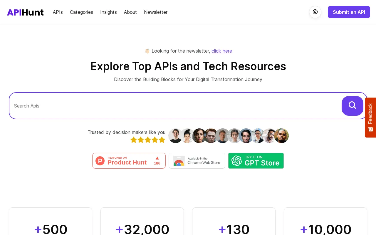 ApiHunt — pricing page