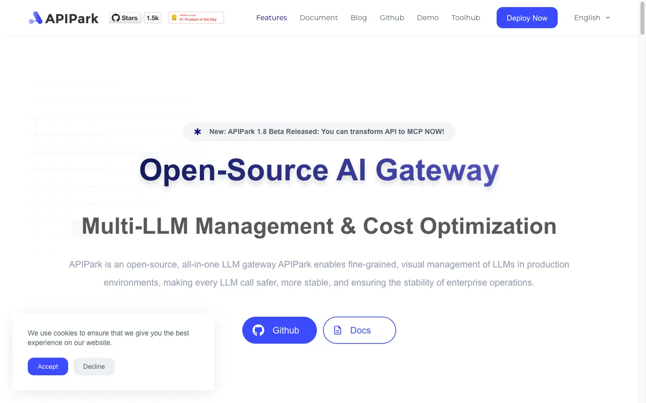 APIPark — preview screenshot