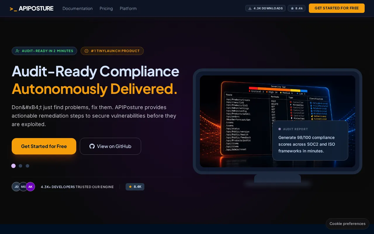 ApiPosture — preview screenshot