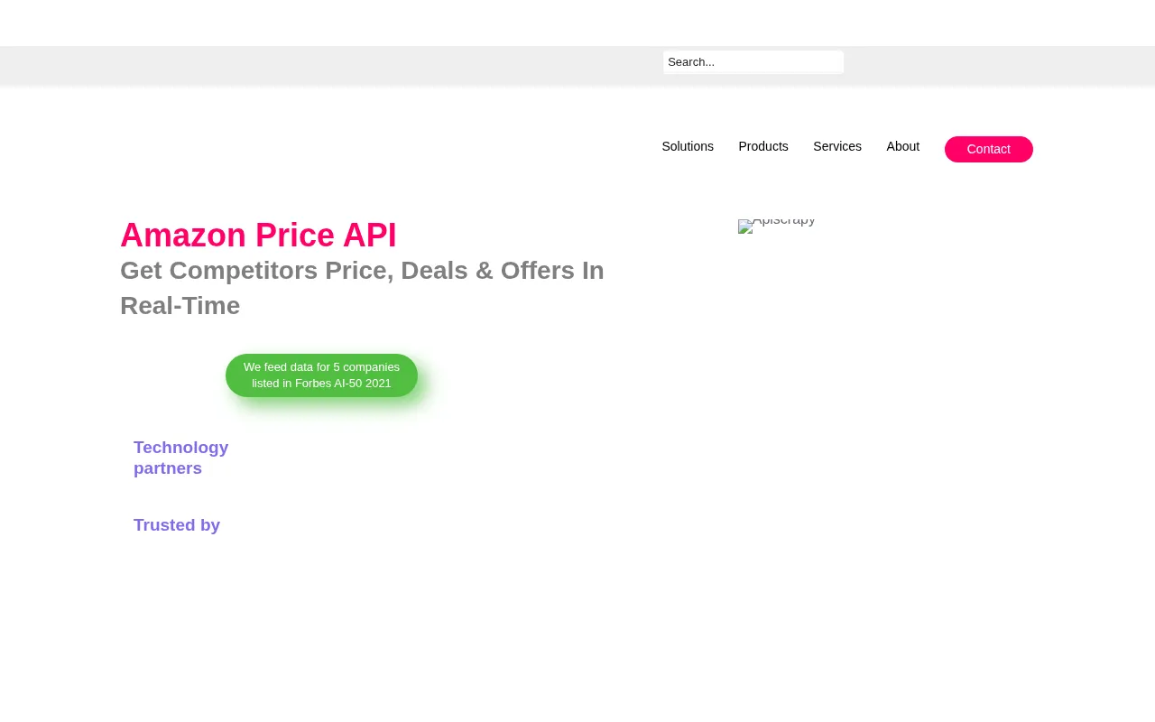 APIscrapy — pricing page