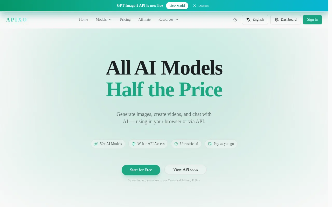 APIXO.AI — preview screenshot