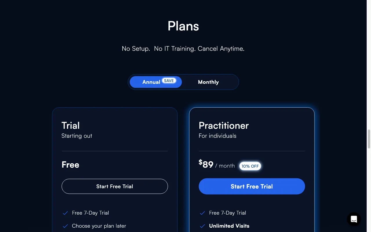 Apollo Health MD — pricing page