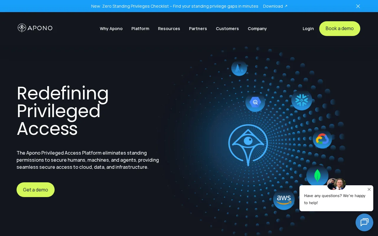 Apono — pricing page