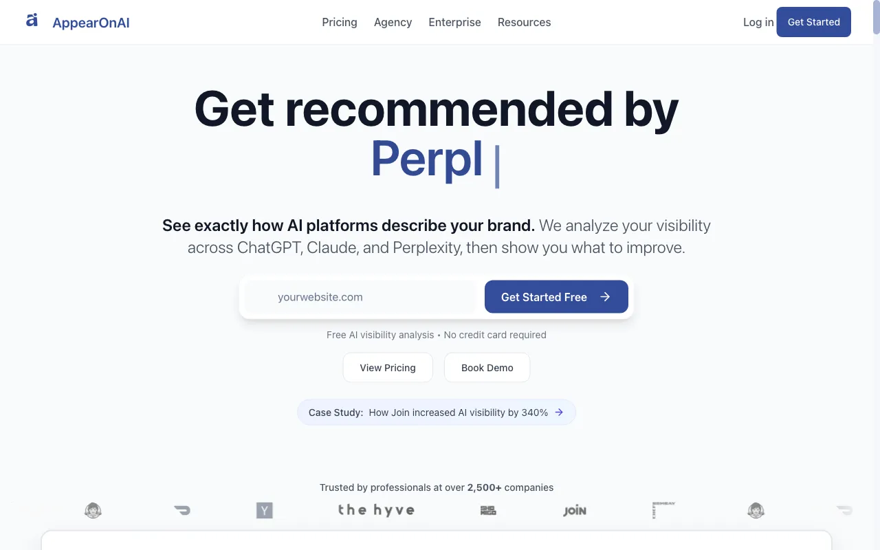 AppearOnAI — preview screenshot