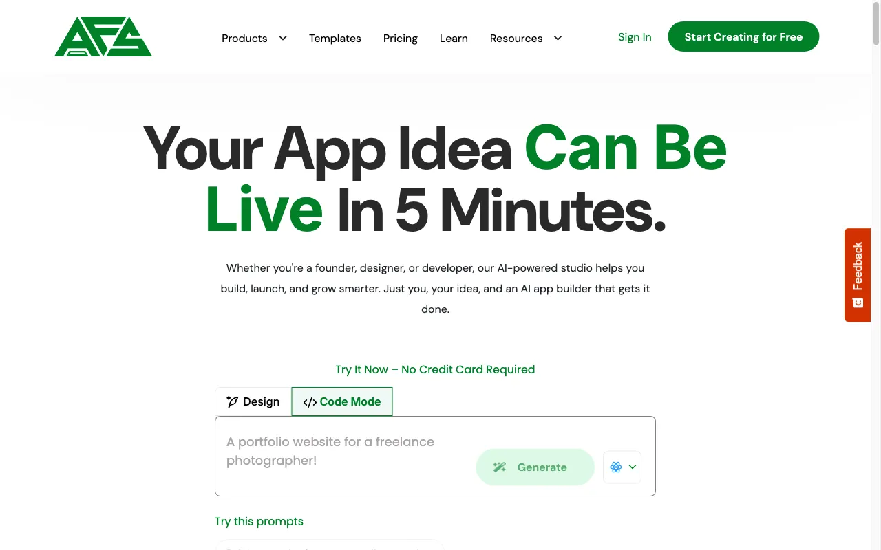 AppForceStudio — preview screenshot