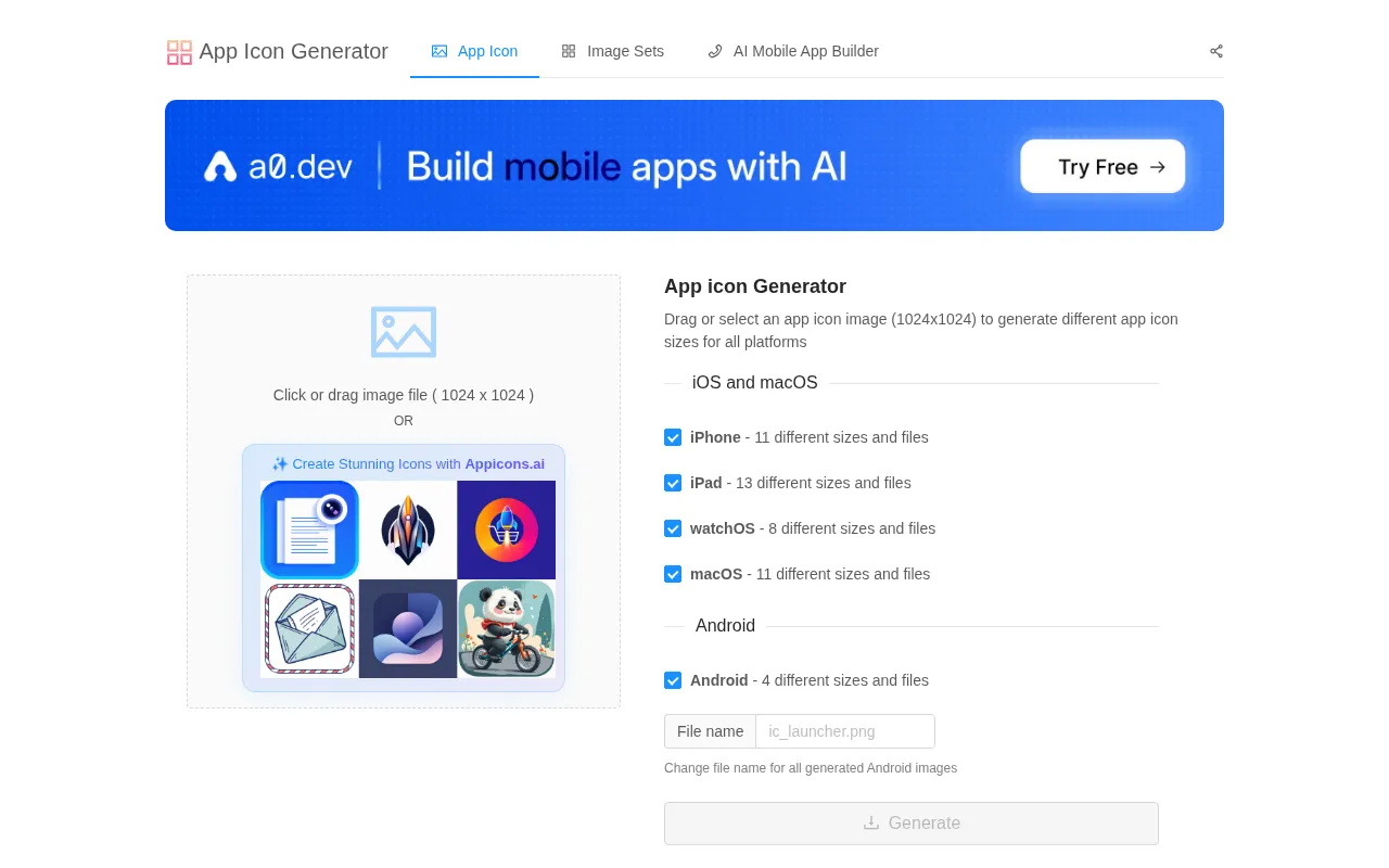 Appicon — preview screenshot