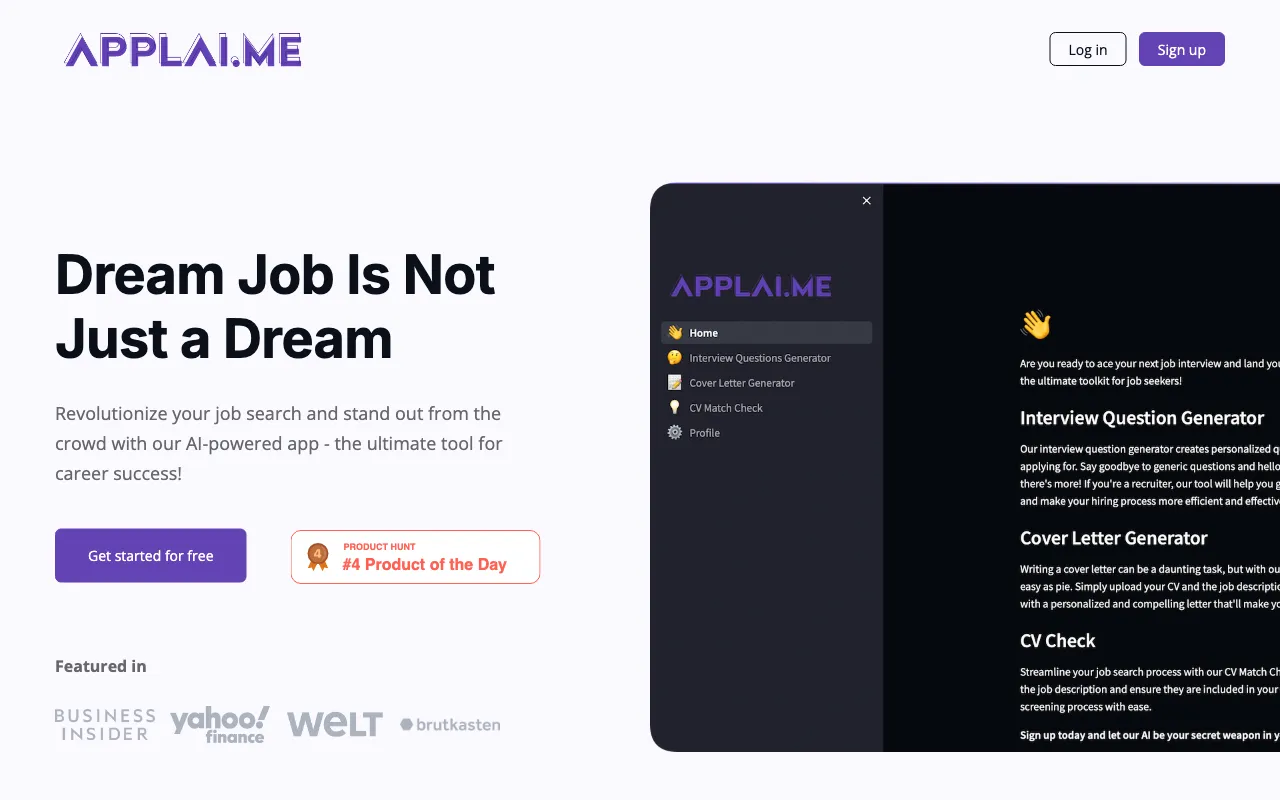 applai.me — preview screenshot