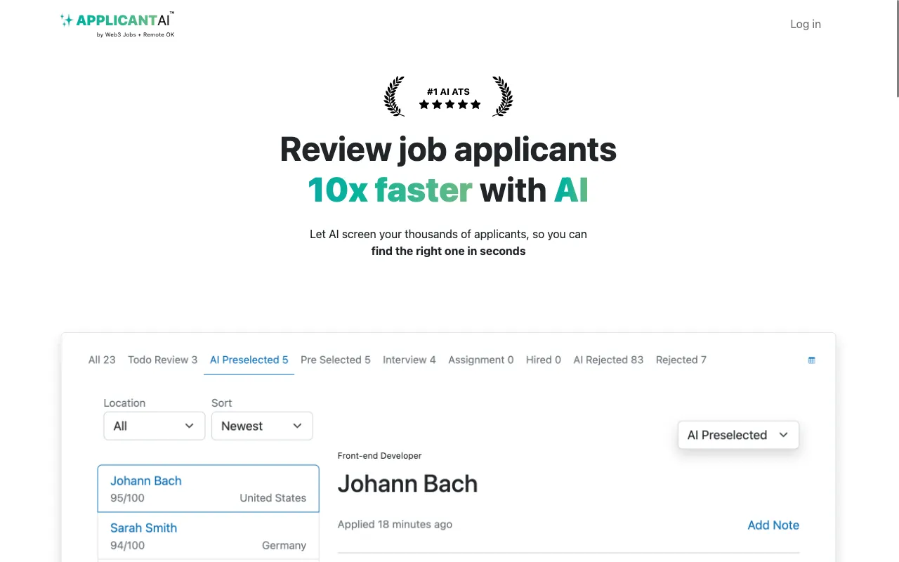 ApplicantAI — preview screenshot