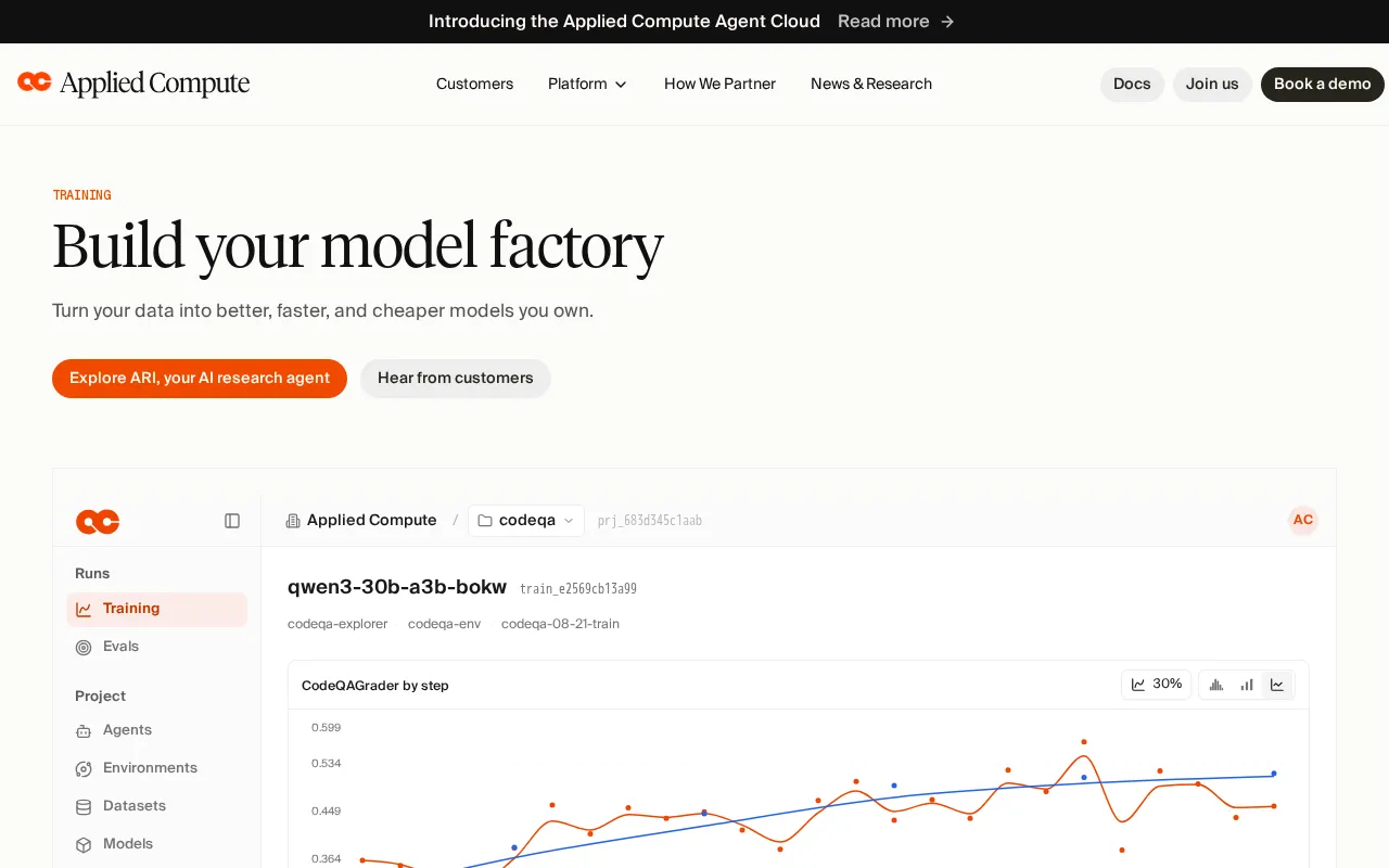 Applied Compute Training — preview screenshot