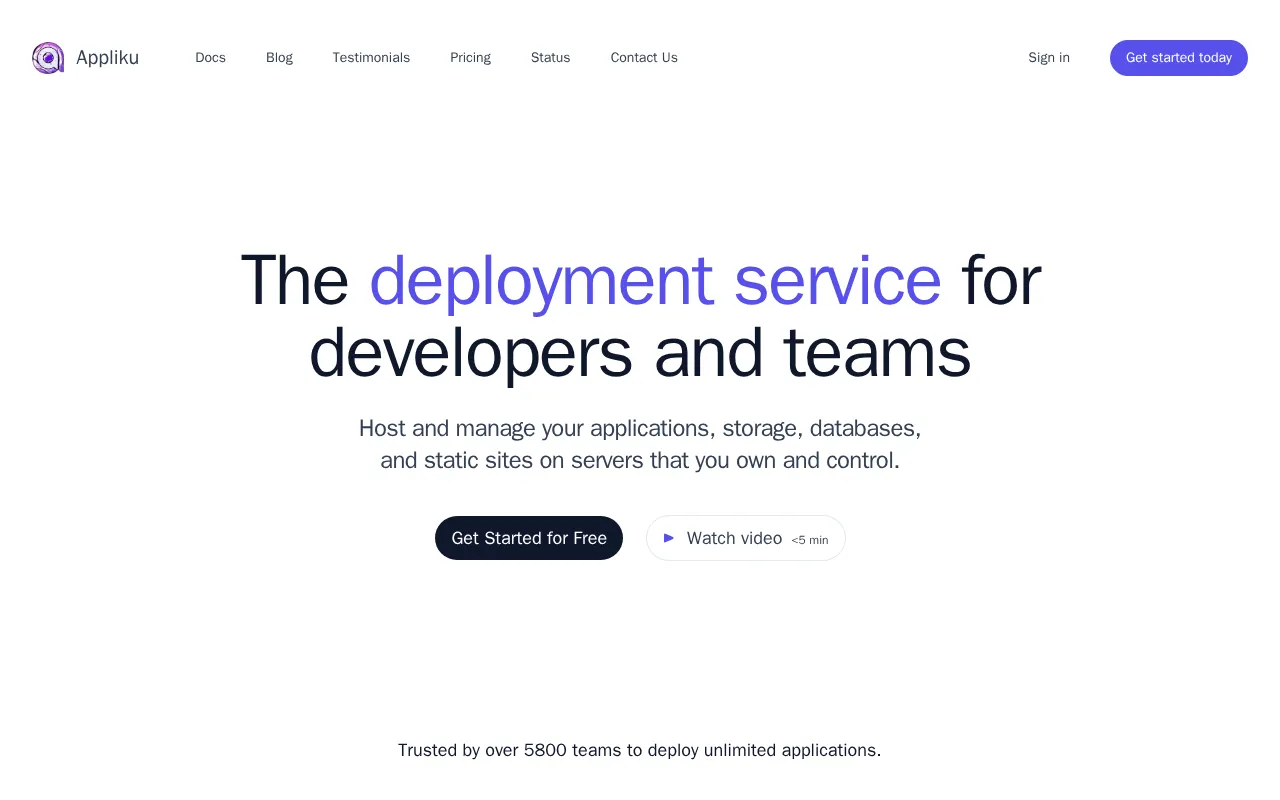 Appliku — preview screenshot