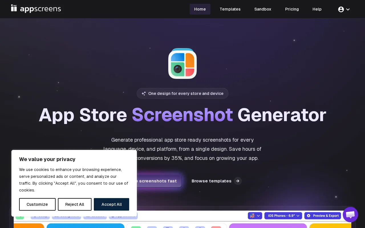 AppScreens — preview screenshot