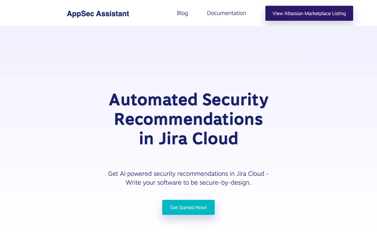 AppSec Assistant — preview screenshot