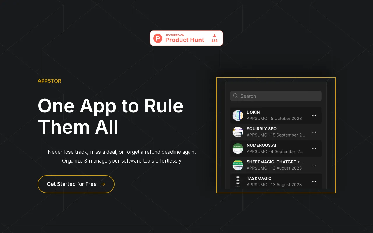 AppStor — preview screenshot