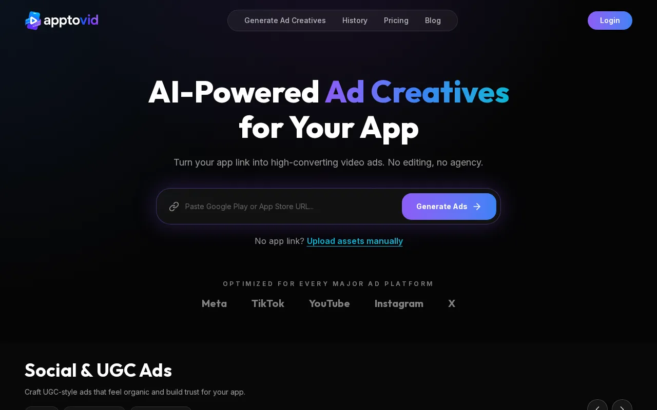 apptovid — preview screenshot