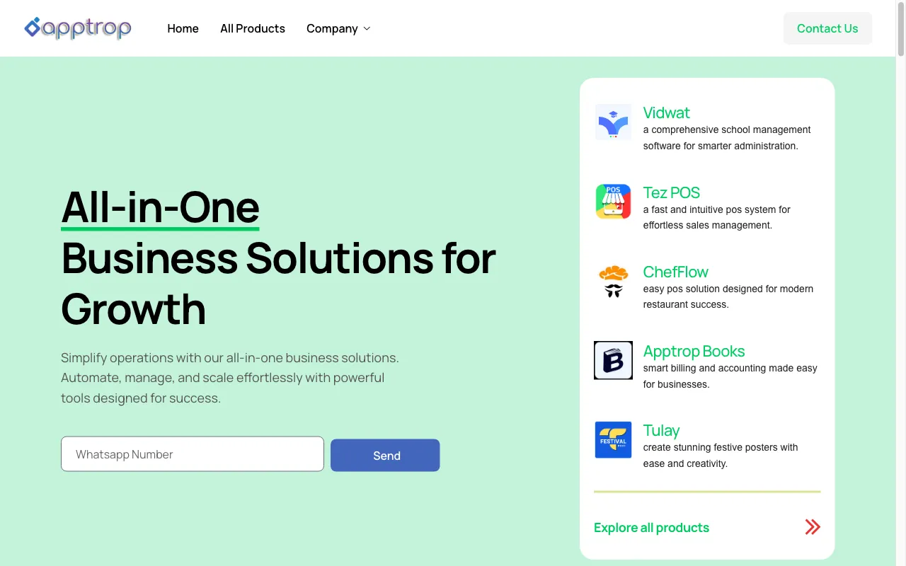 Apptrop — preview screenshot