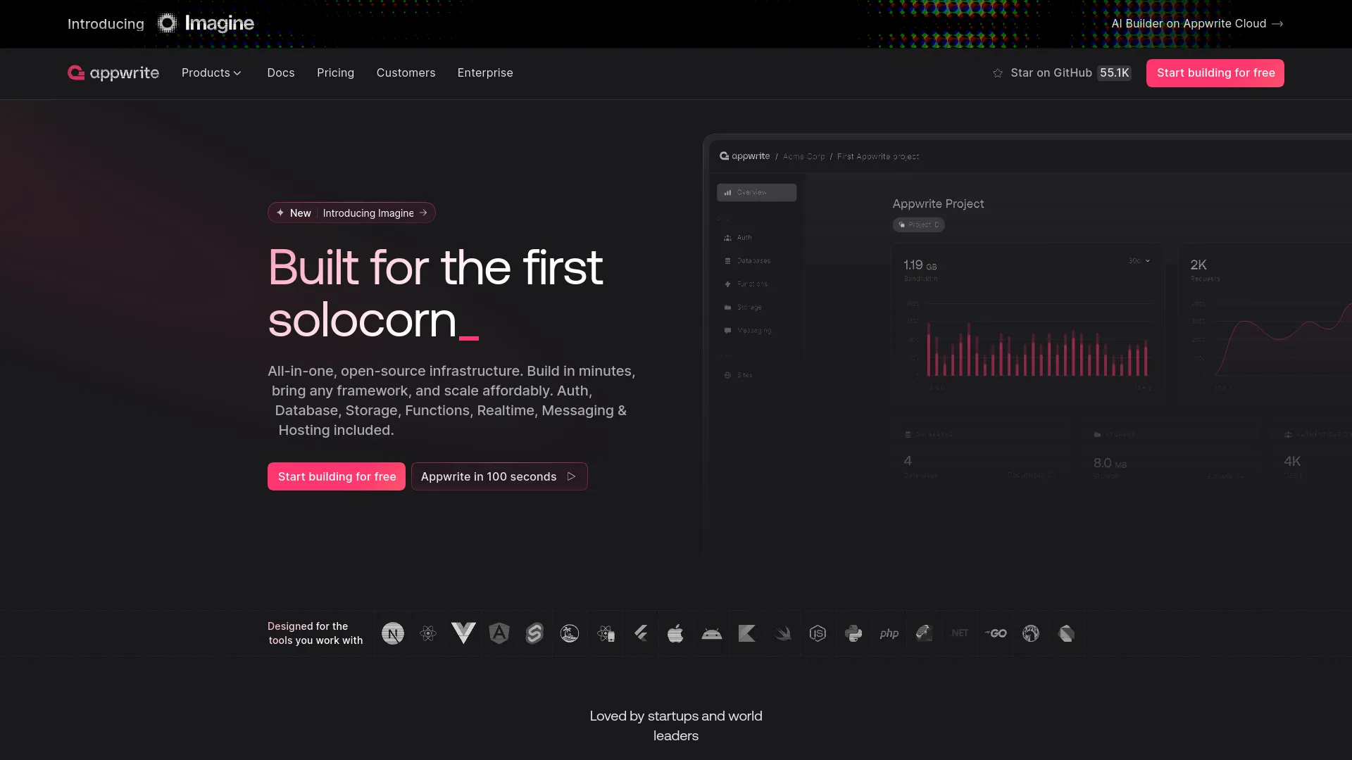 Appwrite — preview screenshot