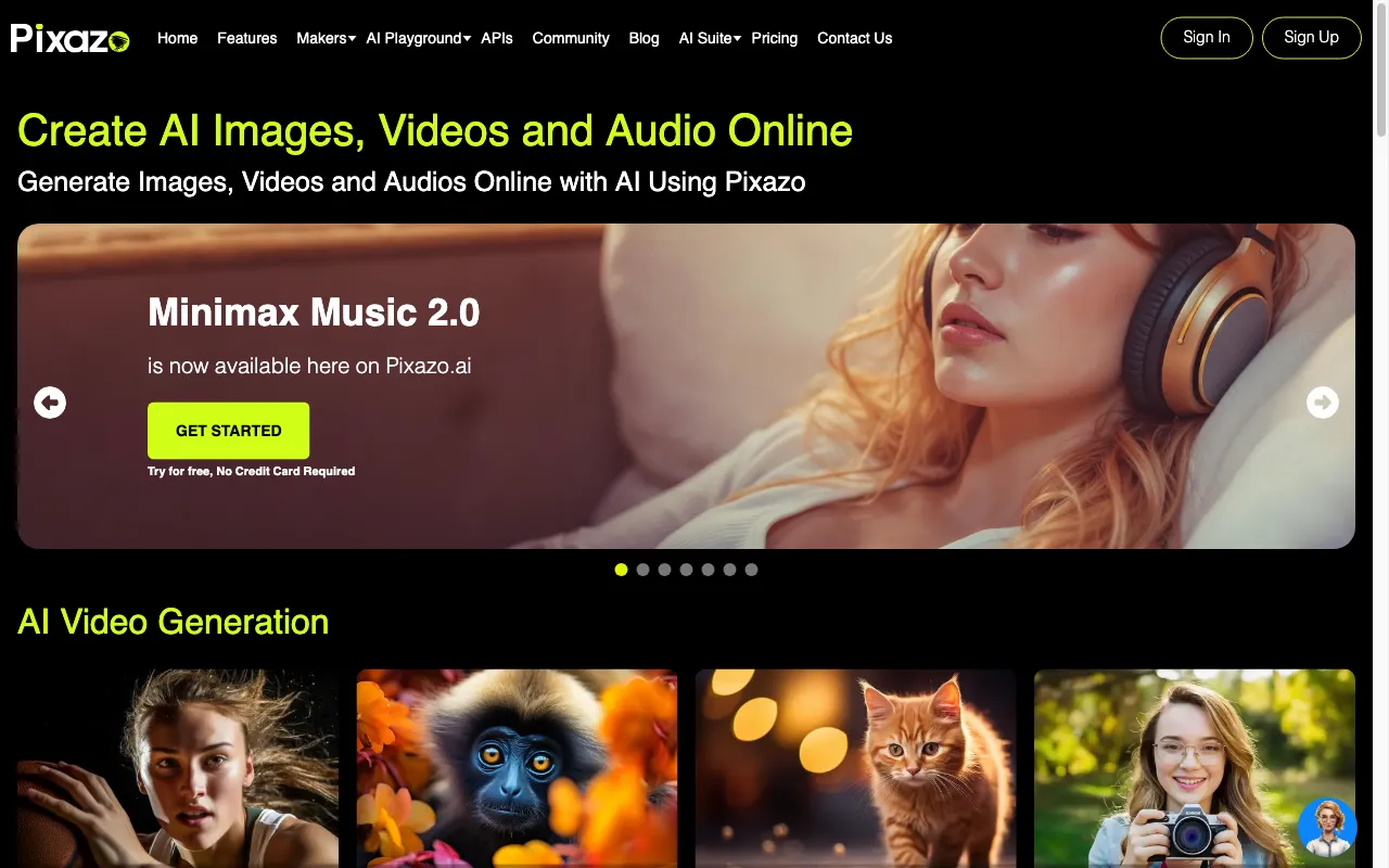 Pixazo — preview screenshot