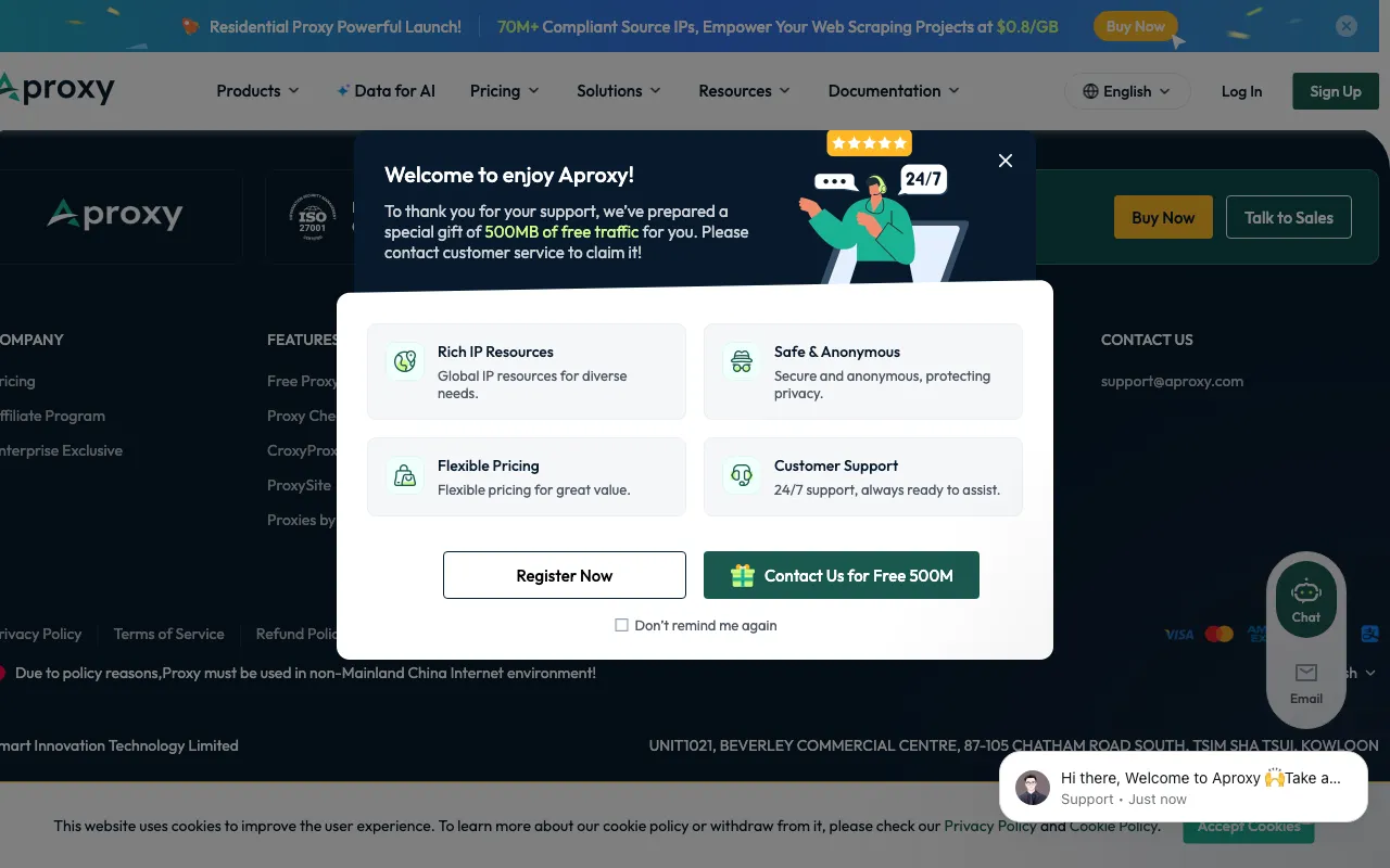 AProxy — preview screenshot