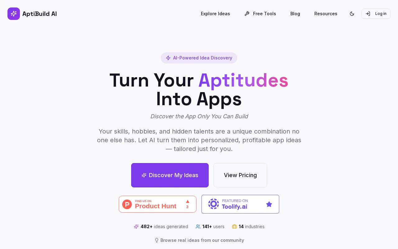 AptiBuild AI — preview screenshot