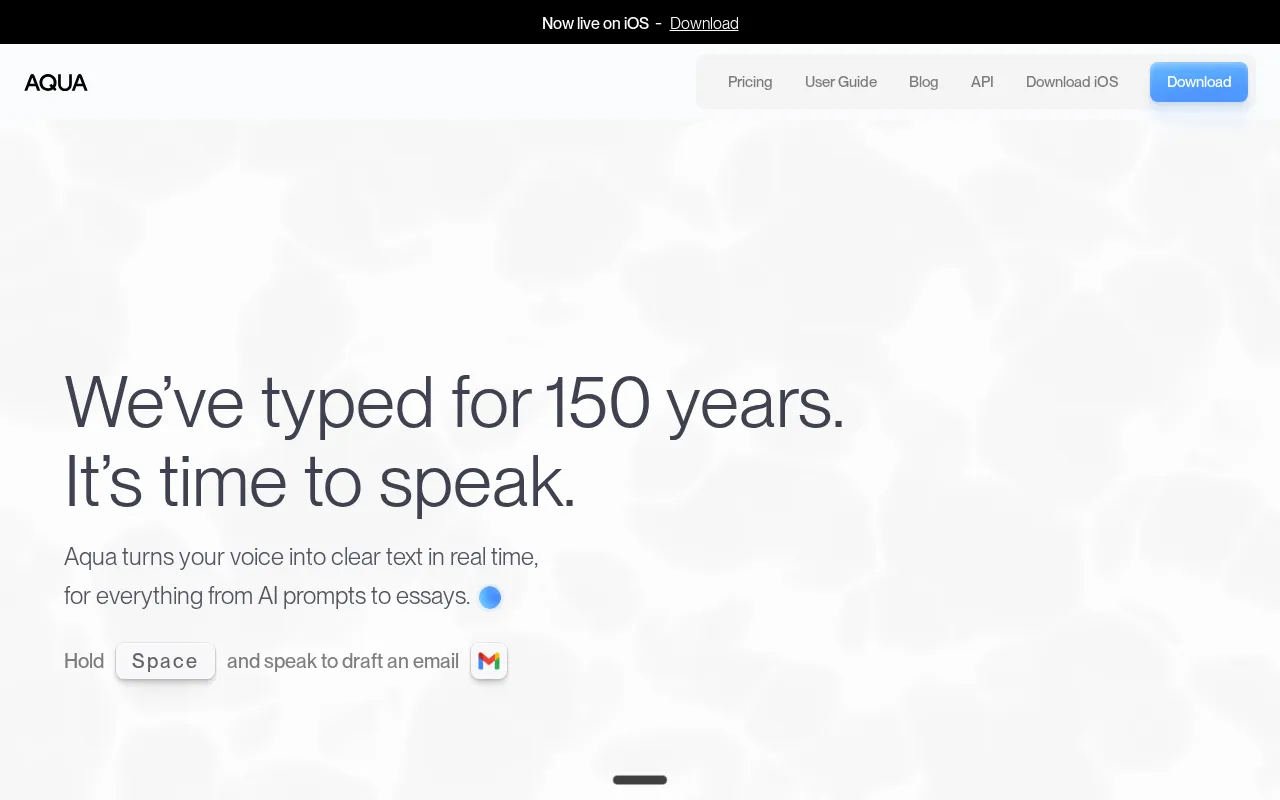 Aqua Voice — preview screenshot