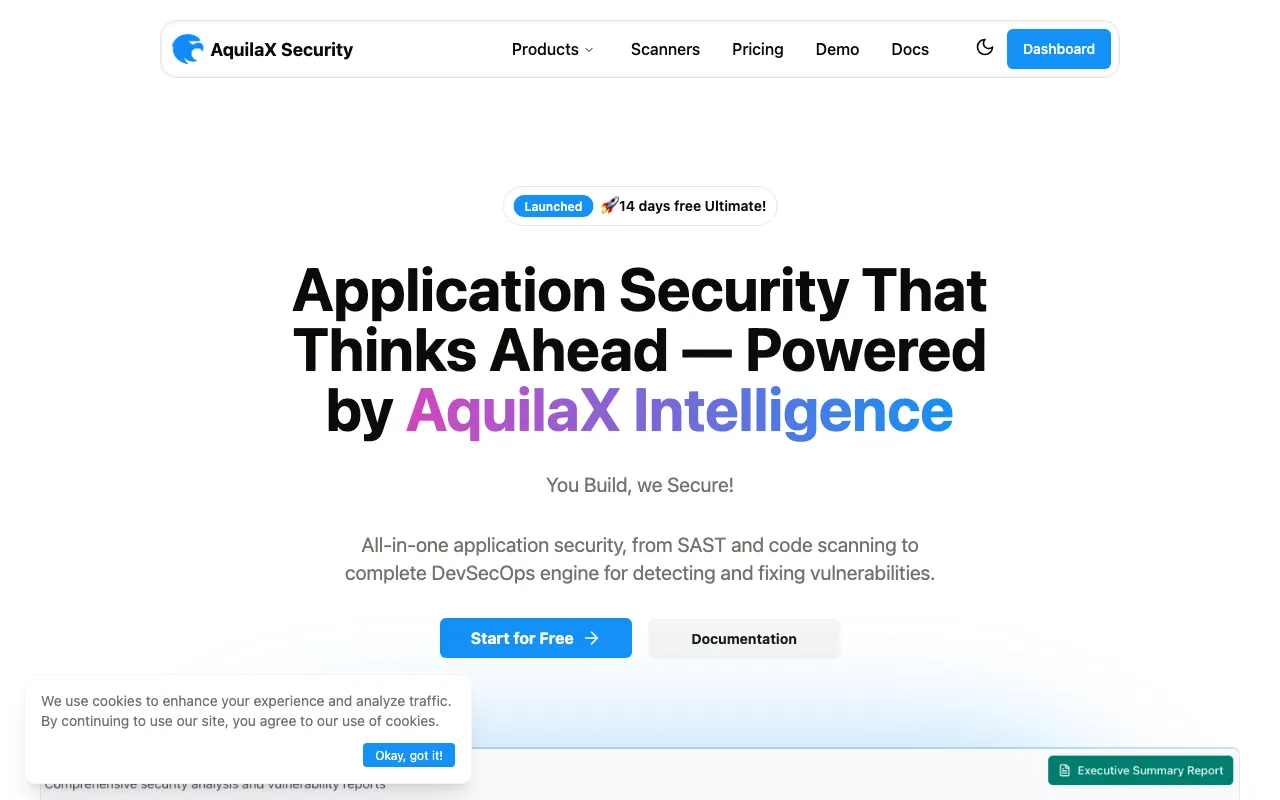 AquilaX — preview screenshot