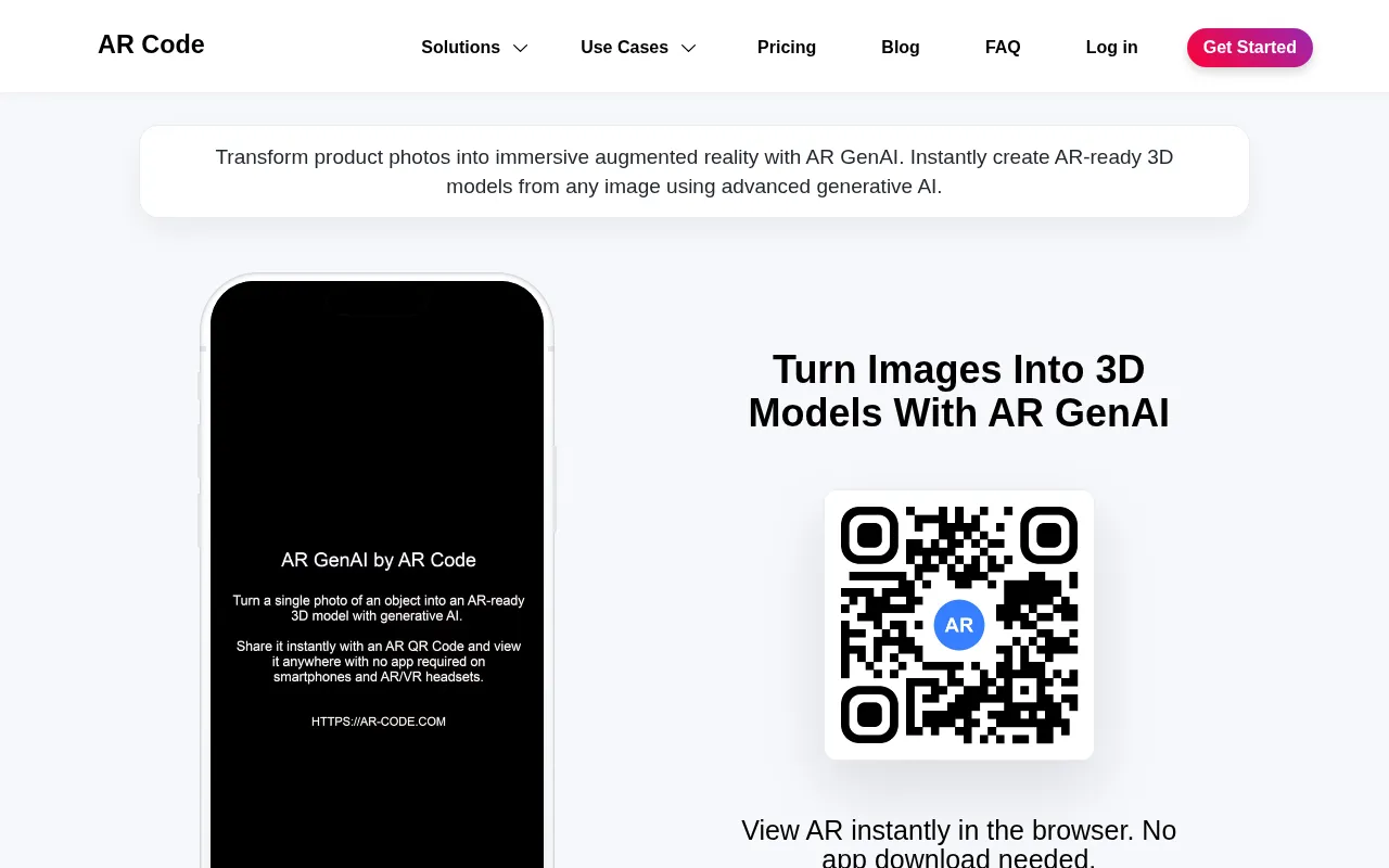 AR GenAI — preview screenshot