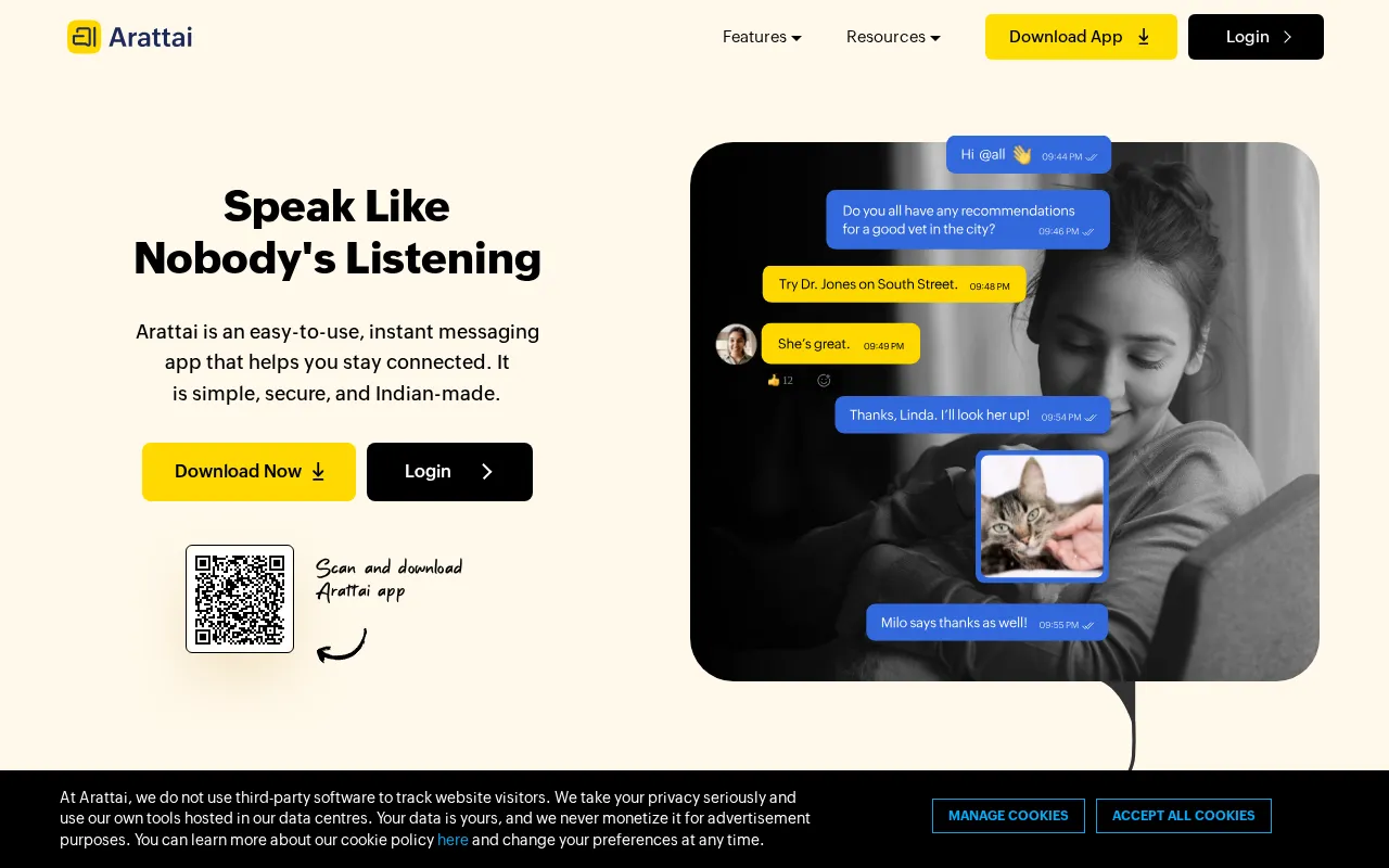Arattai — preview screenshot