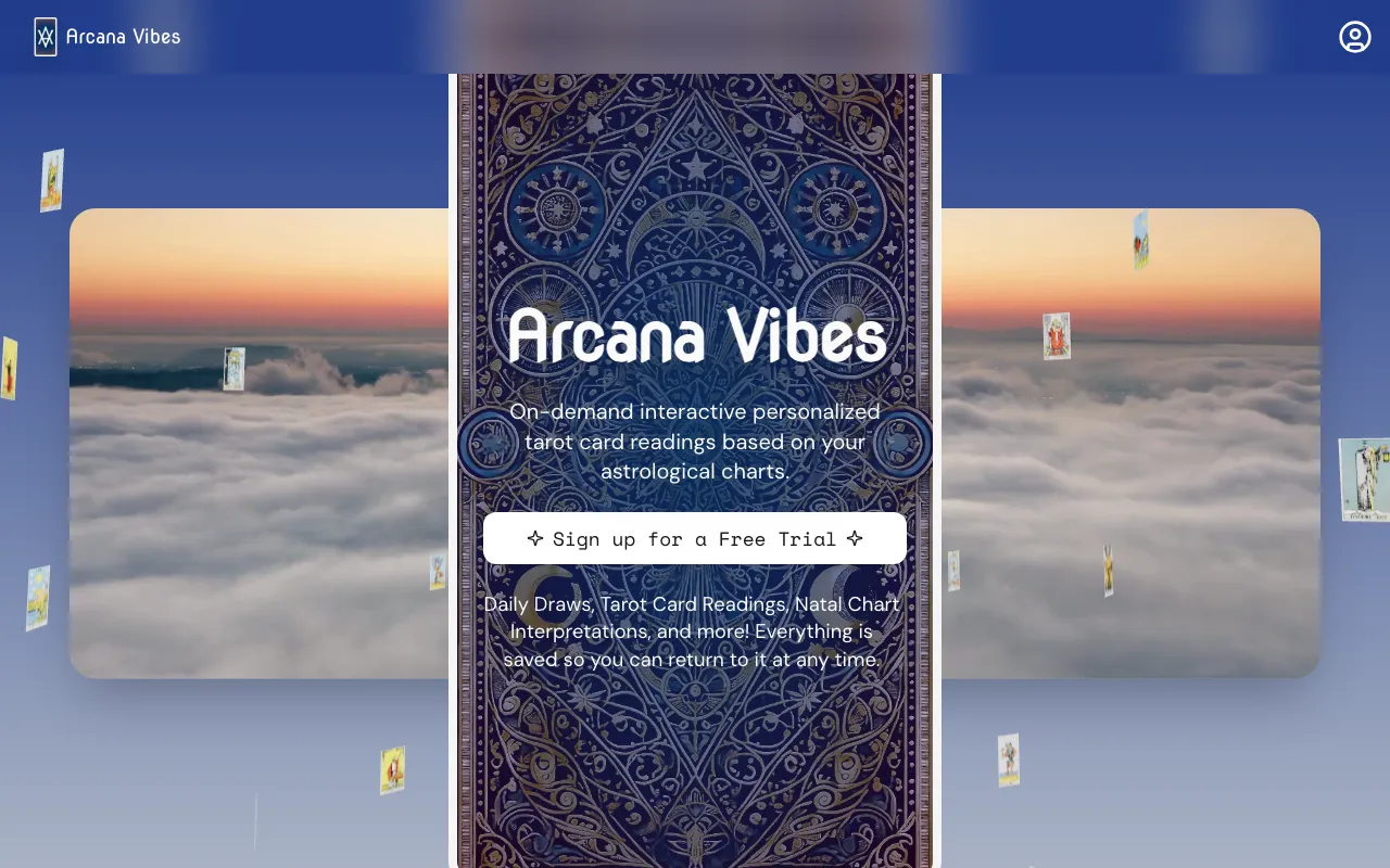 Arcana Vibes — preview screenshot