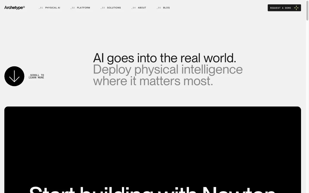 Archetype AI — preview screenshot