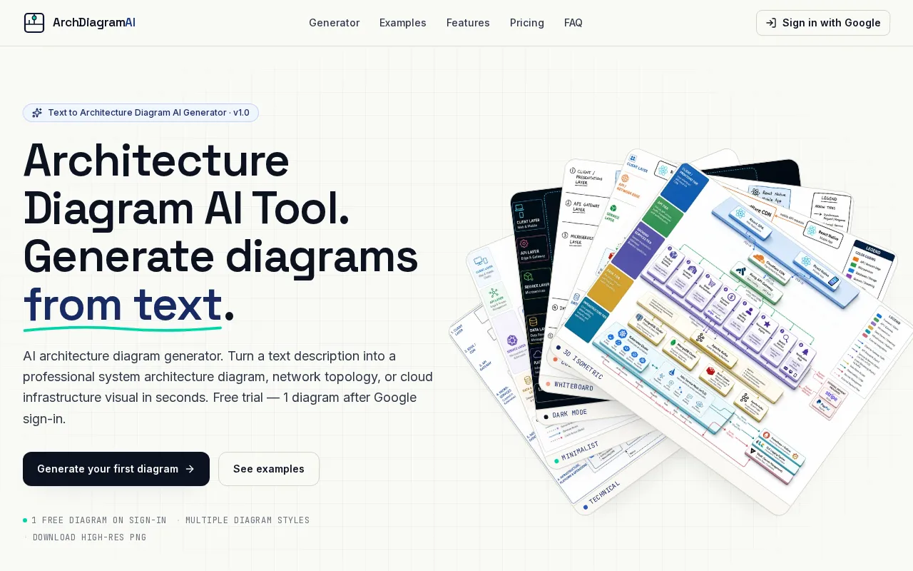ArchDiagramAI — preview screenshot