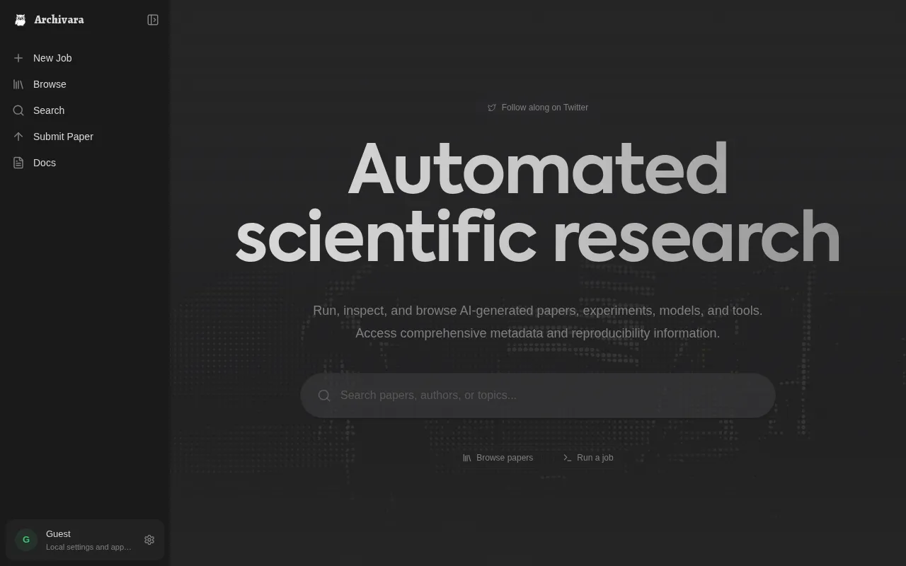 Archivara — preview screenshot