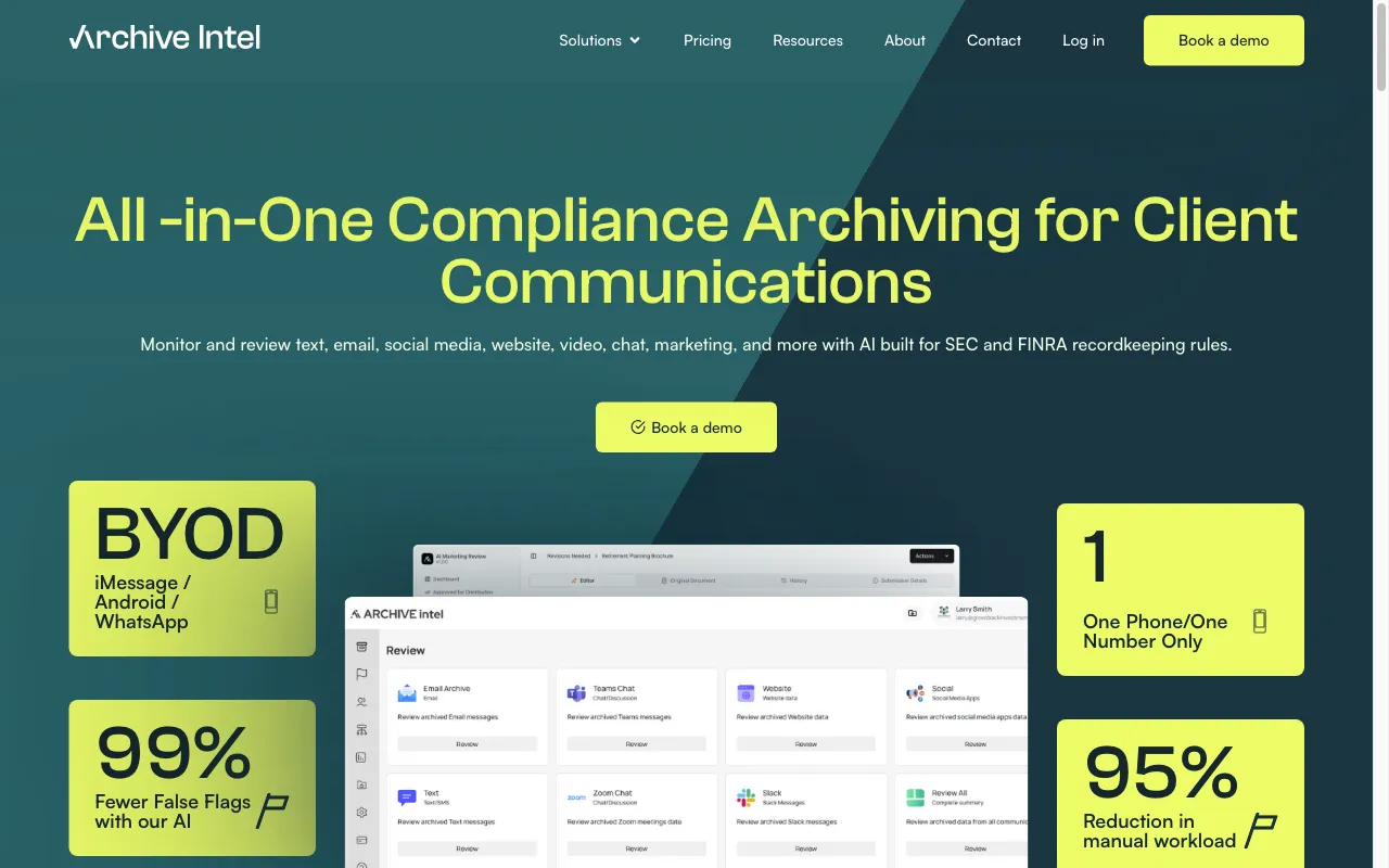 Archive Intel — preview screenshot