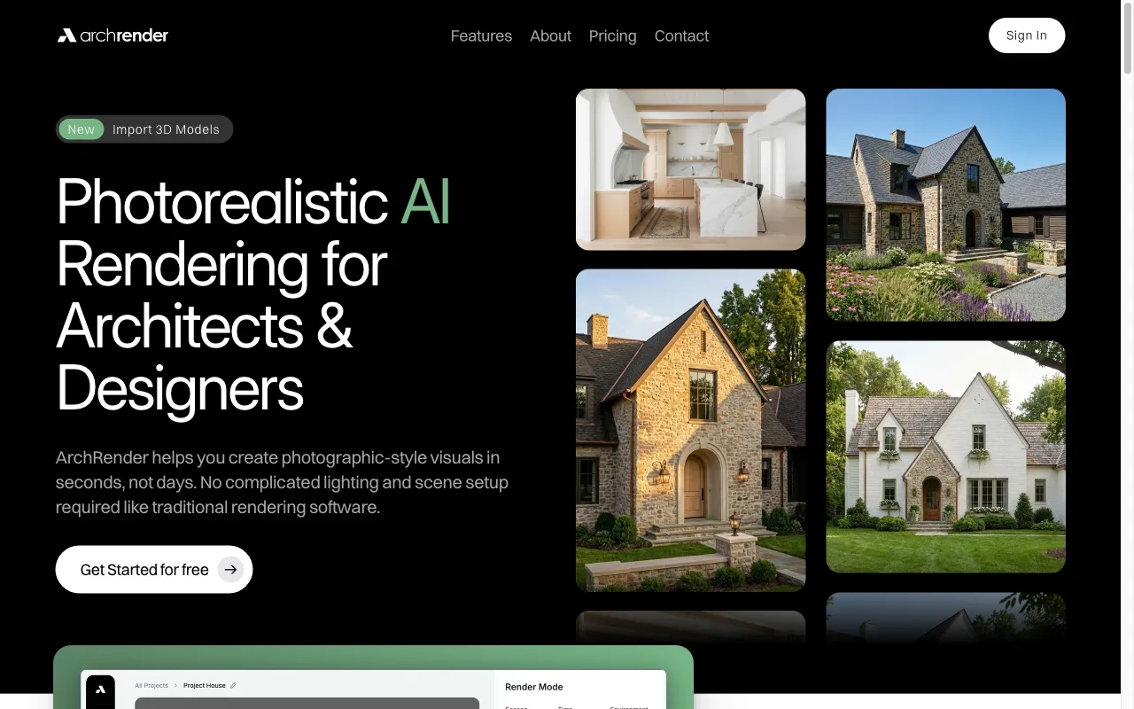 ArchRender — preview screenshot