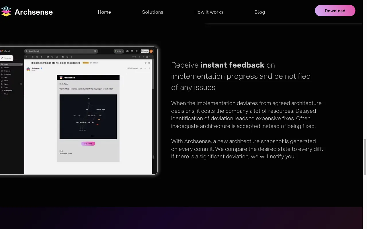 Archsense — preview screenshot