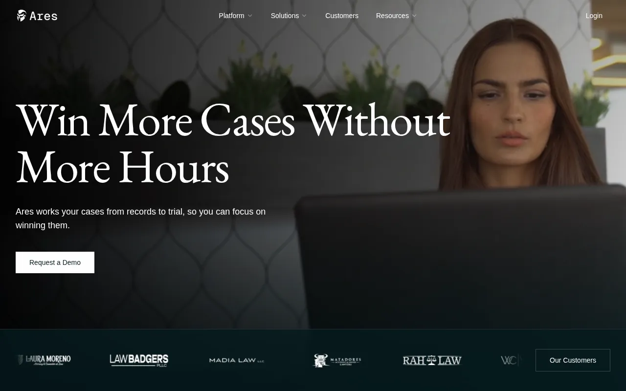 Ares Legal AI — preview screenshot