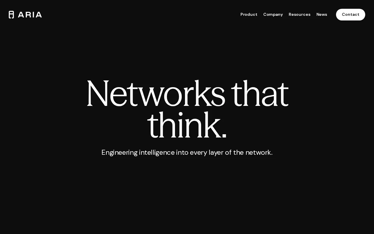 Aria Networks — preview screenshot