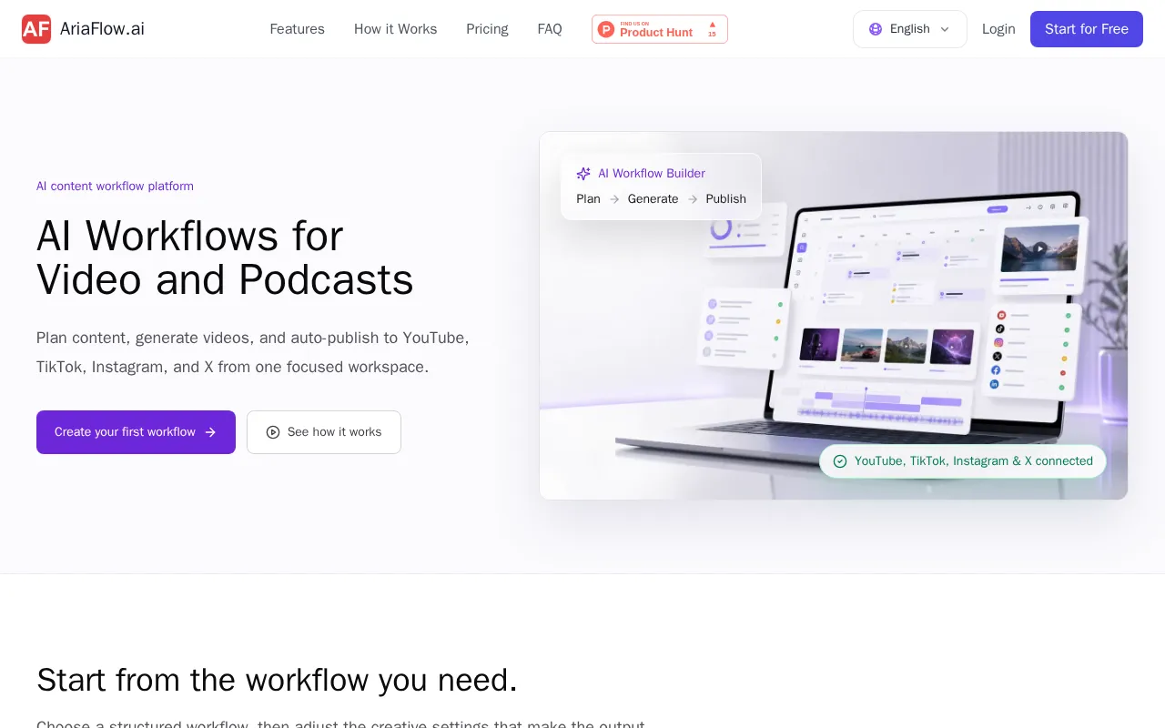 AriaFlow.ai — preview screenshot