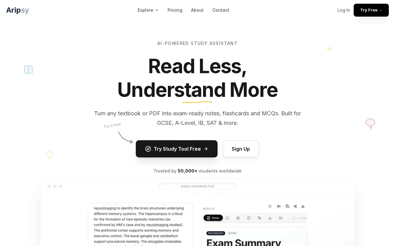 Aripsy — preview screenshot
