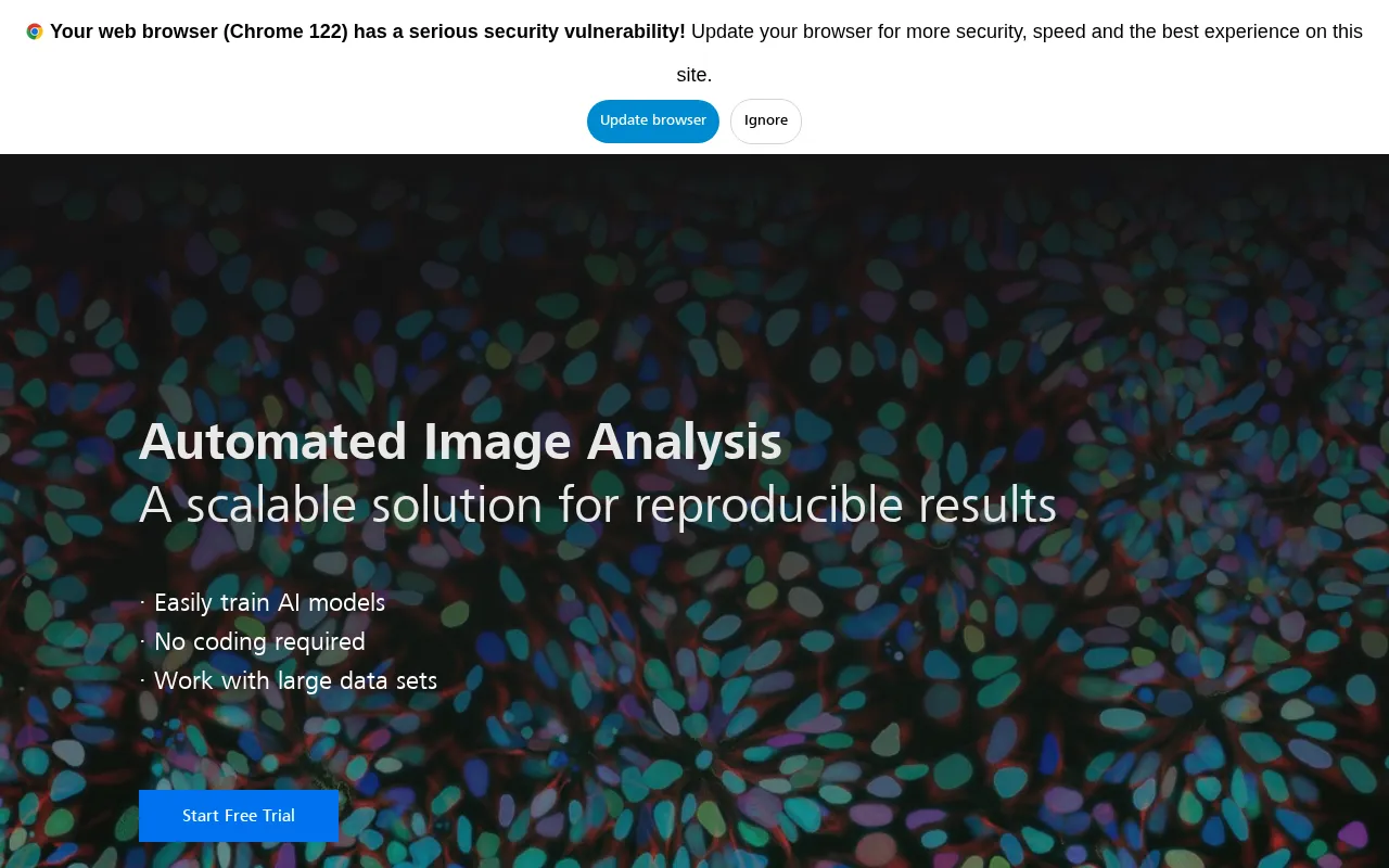 arivis Cloud — preview screenshot