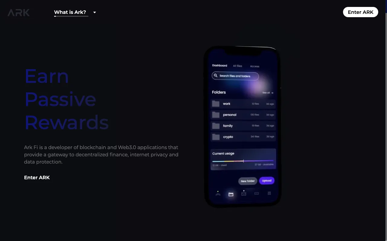Ark Fi — preview screenshot