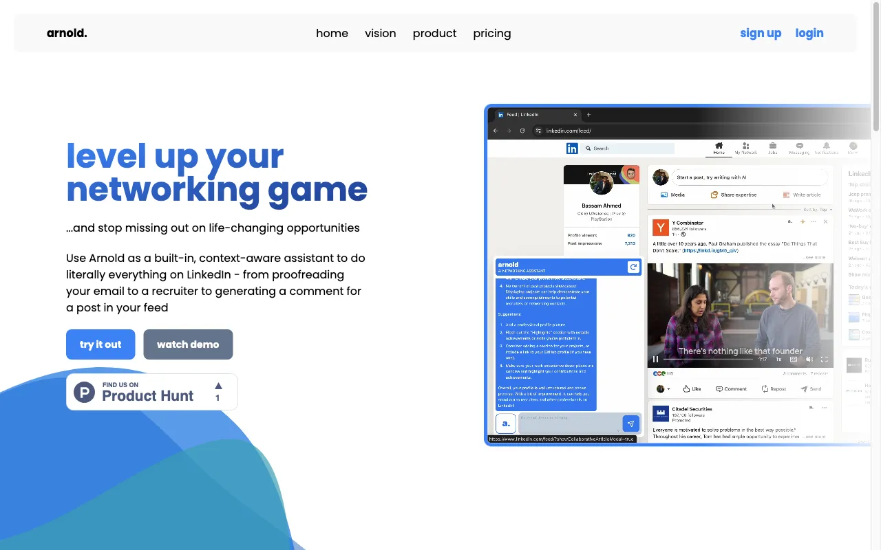 Arnold — pricing page