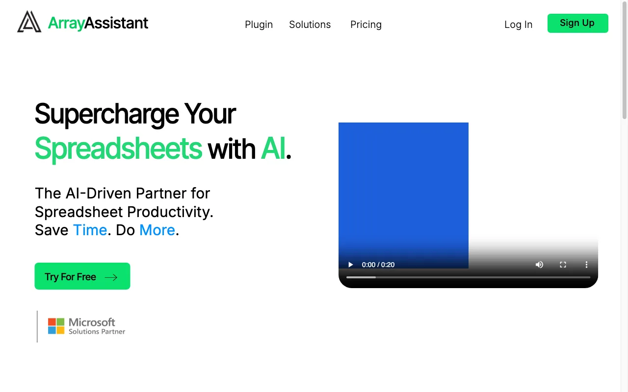 Array Assistant — preview screenshot