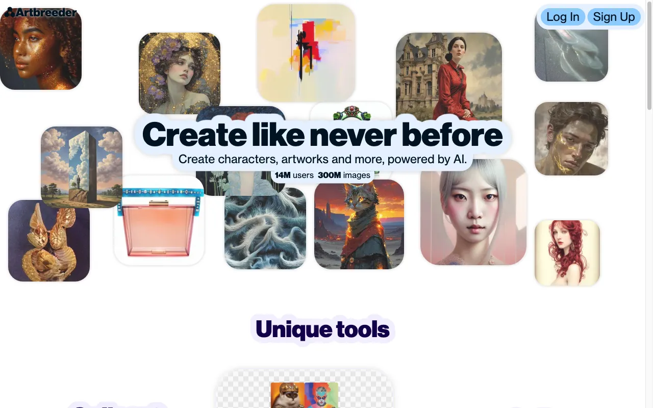 Artbreeder — preview screenshot