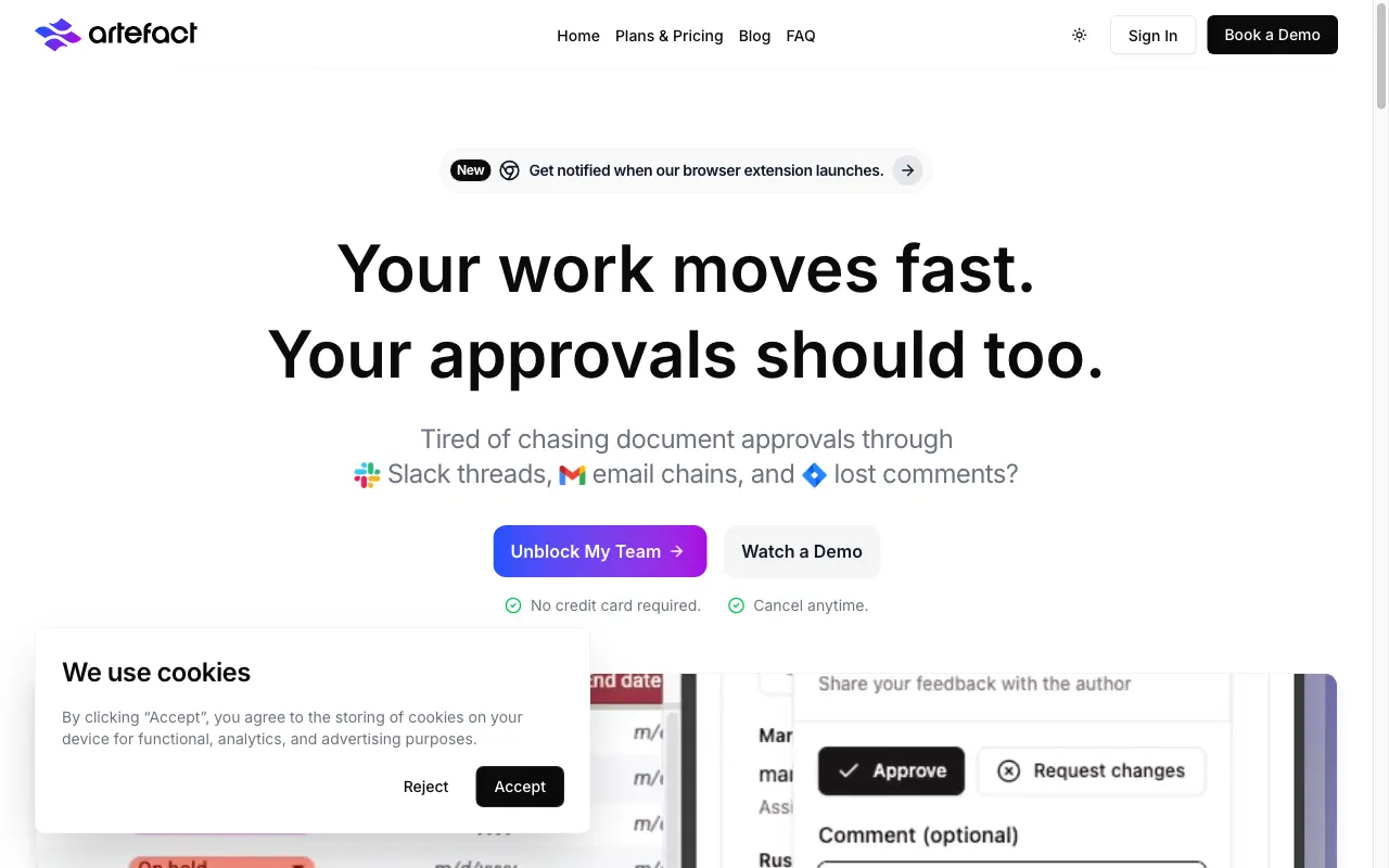 Artefact — preview screenshot
