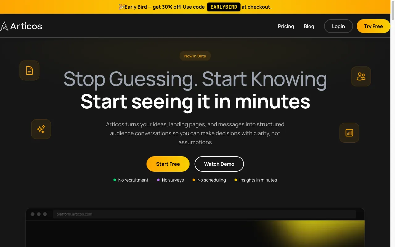 Articos — preview screenshot